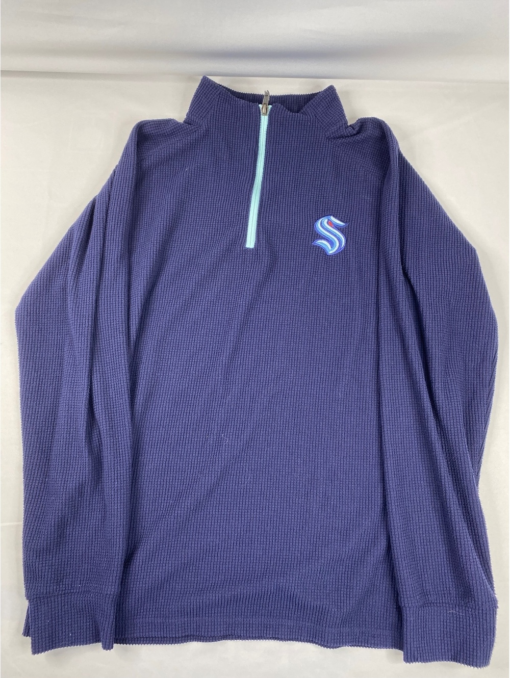 Seattle Kraken Purple Quarter Zip Pullover